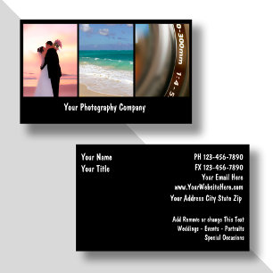 Visite Photographe Carte de visite_Nouveau