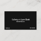 Visite Photographie Desert Mountain Sunset Carte de visit (Dos)