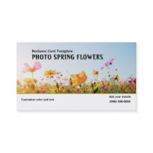 Photographie Printemps Fleurs de jardin Carte de v