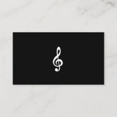 Visite Piano Clavier Piano Leçons de piano Carte de visit (Dos)