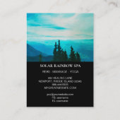Visite *~* Pines Blue Mountains Rainbow Sun Carte de visi (Dos)