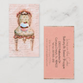 Visite Pink Cupcake Bakou Carte de profil professionnelle (Devant / Derrière)