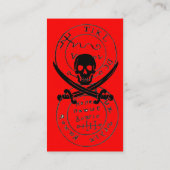 VISITE PIRATES ANCIENNES CARTE DE TRÉSORERIE, SKULL ET ÉP (Dos)