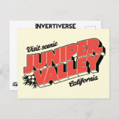 "Visite Pittoresque Juniper Valley" - Carte postal (Devant / Derrière)