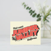 "Visite Pittoresque Juniper Valley" - Carte postal (Debout devant)