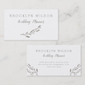 Visite Planificateur de mariage personnalisé Carte de vis (Devant / Derrière)