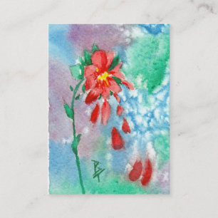 Visite Pleuvoir la carte d'art de pétales