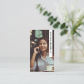 Visite Podcasting & Hébergement Photo QR Code Carte de vi (Debout devant)