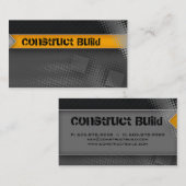 Visite Points gris grunges de carte d'entreprise de (Devant / Derrière)