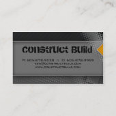 Visite Points gris grunges de carte d'entreprise de (Dos)