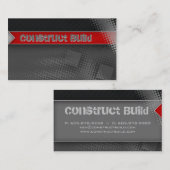 Visite Points rouges grunges de carte d'entreprise de (Devant / Derrière)