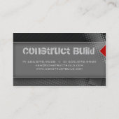 Visite Points rouges grunges de carte d'entreprise de (Dos)