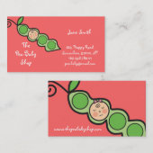 Visite Pois de bébé dans une carte de profil de bande (Devant / Derrière)