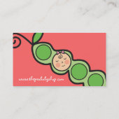 Visite Pois de bébé dans une carte de profil de bande (Dos)