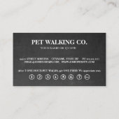 Visite Pots de table modernes. carte punch de fidélité (Dos)