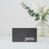 Visite Pots de table modernes. carte punch de fidélité (Debout devant)