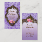 Visite Pourpre de brun de cru de biscuits de carte de (Devant / Derrière)