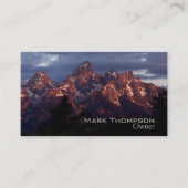 Visite Pourpre de carte de Tetons d'affaires (Devant)