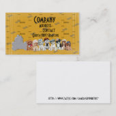 Visite poursuit la carte de société d'assurance-vie (Devant / Derrière)