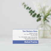 Visite Pratique Médicale Carte de rendez-vous suivante (Debout devant)