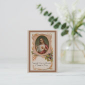 Visite Prière au coeur sacré de la carte sainte de Jésus (Debout devant)