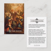 Visite Prière du Fiançailles de Courtoisie Carte Sainte (Devant / Derrière)