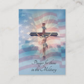 Visite Prière pour ceux dans la carte sainte de service (Devant)