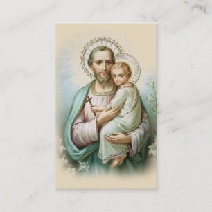 Visite Prière St Joseph de Memorare et carte sainte de