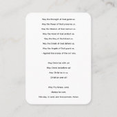 Visite Prière st patrick Pour La Carte De Prière Fidèle (Dos)