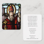 Visite Prière st patrick Pour La Carte De Prière Fidèle (Devant / Derrière)