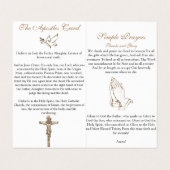 Visite Prières simples - Carte de prière (Intérieur déplié)