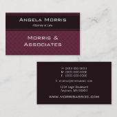 Visite Pro Textures Carte de visite, Bourgogne (Devant / Derrière)