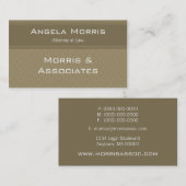 Visite Pro Textures Carte de visite, Latte (Devant / Derrière)