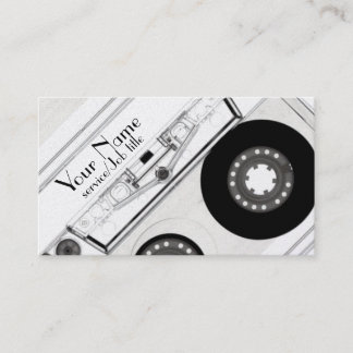 Visite Production de musique audio DJ play carte de visit