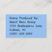 Visite Produit de carte de contact d'affaires (Dos)