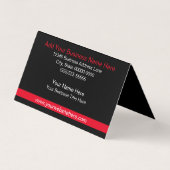 Visite Professionnel de la cosmétique | Plié | CARTE DE V (Dos)