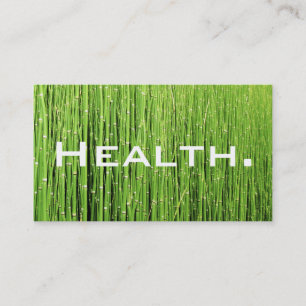 Visite Professionnel de la santé Carte de visite-Vert nat