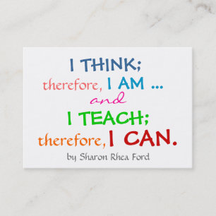 Visite Profil de l'enseignant/de l'éducation - Carte de v