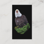 Visite profil ou carte de visite, aigle (Dos)