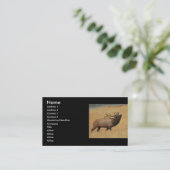 Visite profil ou carte de visite, élan (Debout devant)