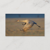 Visite profil ou carte de visite, grue (Dos)