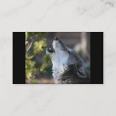 Visite profil ou carte de visite, loup (Dos)