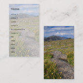 Visite profil ou carte de visite, paysage (Devant / Derrière)