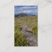 Visite profil ou carte de visite, paysage (Dos)