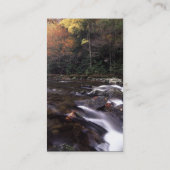 Visite profil ou carte de visite, paysage et cascade (Dos)