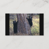 Visite profil ou carte de visite, petits animaux d'ours (Dos)