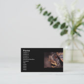 Visite profil ou carte de visite, tortue (Debout devant)