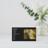 Visite profil ou carte de visite, tremble (Debout devant)