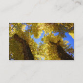 Visite profil ou carte de visite, tremble (Dos)