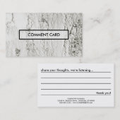 Visite puces peintes par carte de commentaire (Devant / Derrière)